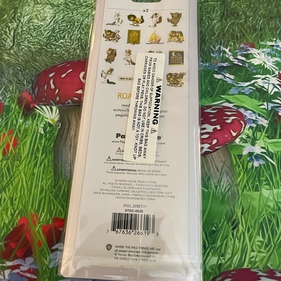 Where the Wild Things Are 36-Piece Scrapbook Die-Cut Foil Accent Stickers, NWT - Picture 5 of 5